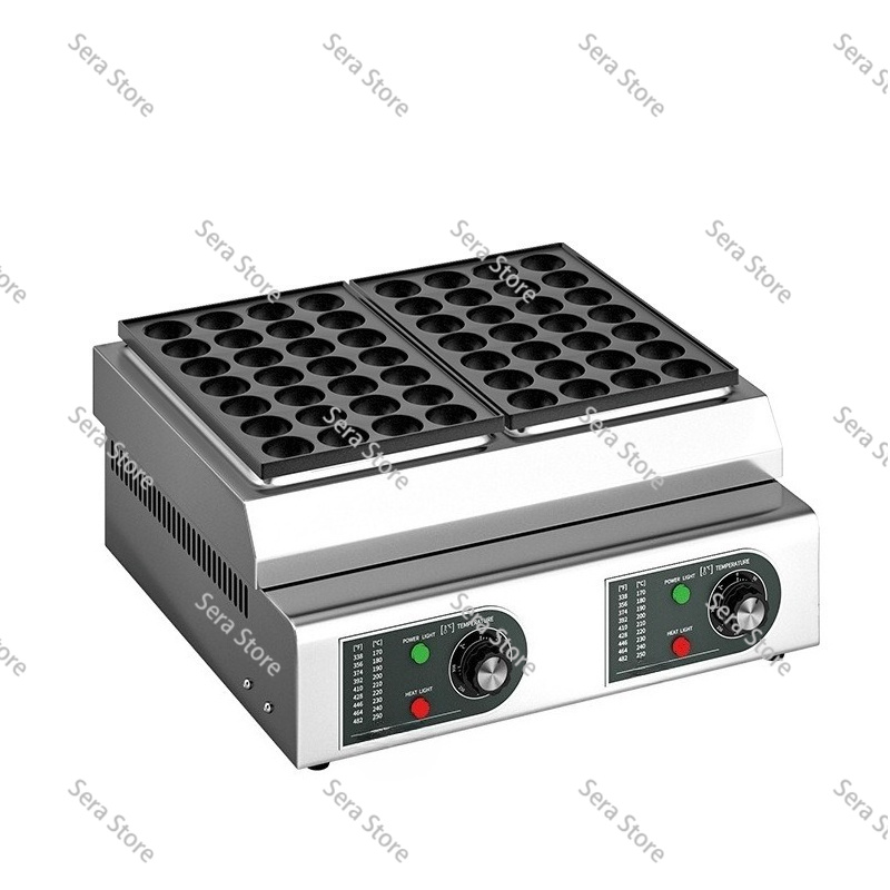 Takoyaki Grill Plate - Commerciële elektrische gasdubbele takoyaki-machine, visballetjesgrill, straatvoedsel,
