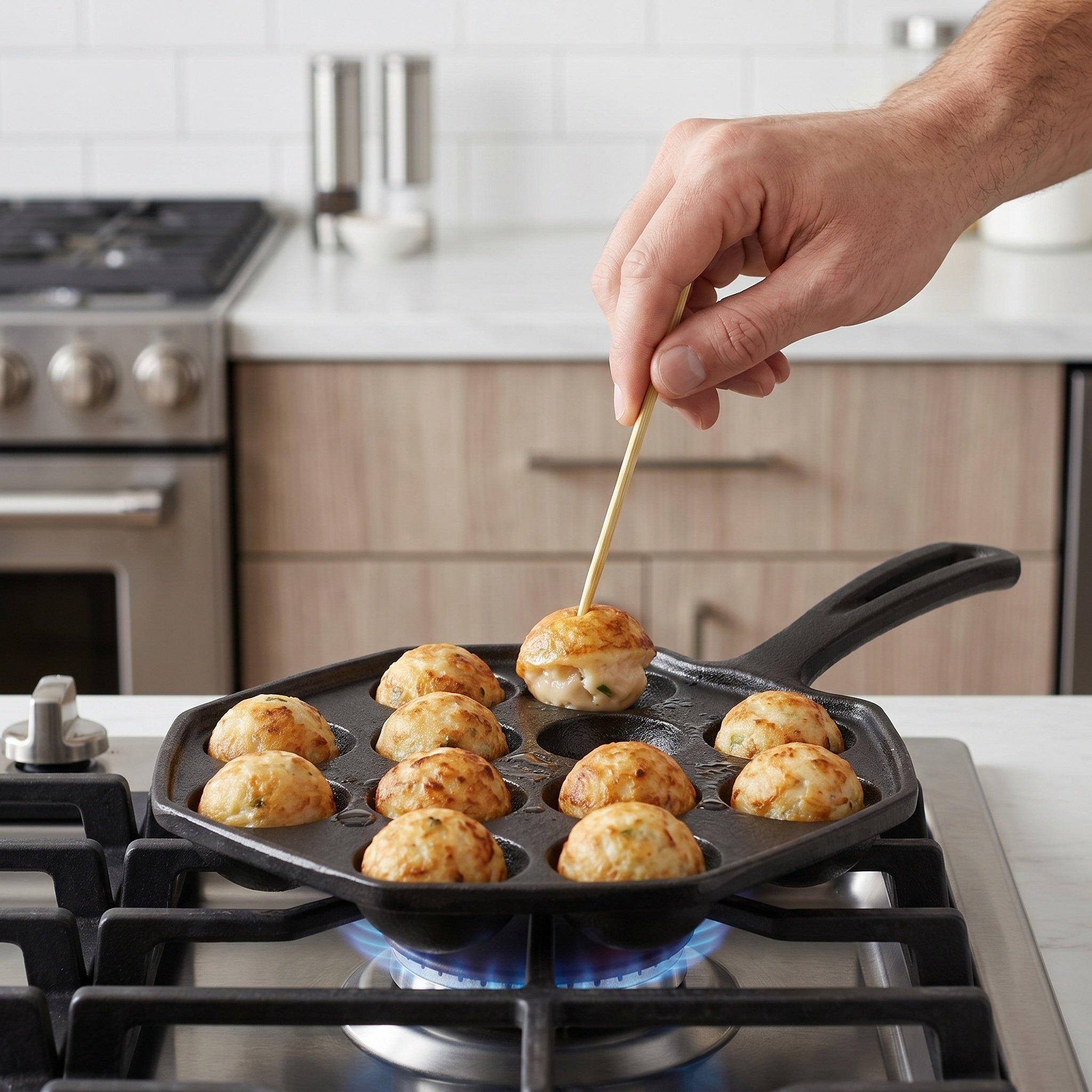 12 Molds Takoyaki Pan Gietijze - Takoyaki Grill Plate recensie en prijs